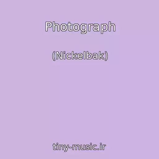 کاور آهنگ Photograph از (Nickelbak)
