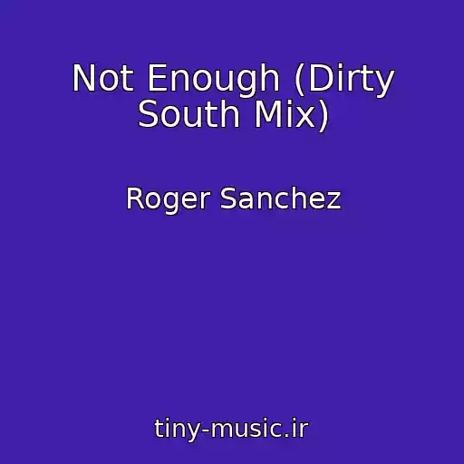 کاور آهنگ Not Enough (Dirty South Mix) از Roger Sanchez