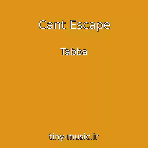 کاور آهنگ Cant Escape از Tabba