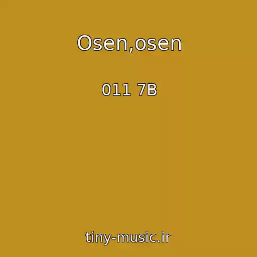 کاور آهنگ Osen,osen از 011 7B