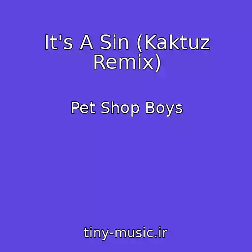 کاور آهنگ It's A Sin (Kaktuz Remix) از Pet Shop Boys