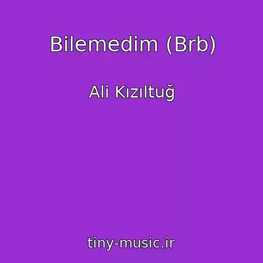 کاور آهنگ Bilemedim (Brb) از Ali Kızıltuğ