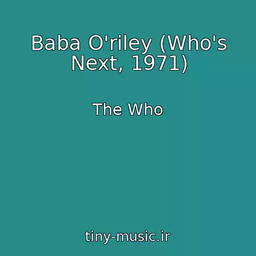 کاور آهنگ Baba O'riley (Who's Next, 1971) از The Who