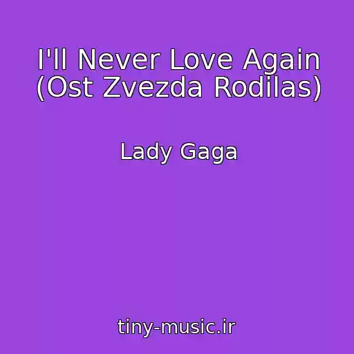 کاور آهنگ I'll Never Love Again (Ost Zvezda Rodilas) از Lady Gaga
