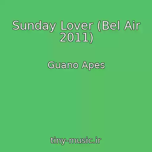 کاور آهنگ Sunday Lover (Bel Air 2011) از Guano Apes