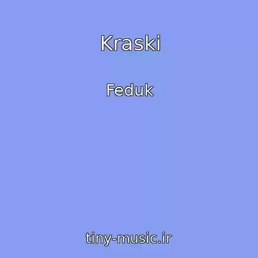 کاور آهنگ Kraski از Feduk