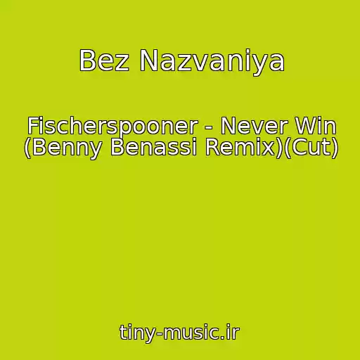کاور آهنگ Bez Nazvaniya از Fischerspooner - Never Win (Benny Benassi Remix)(Cut)