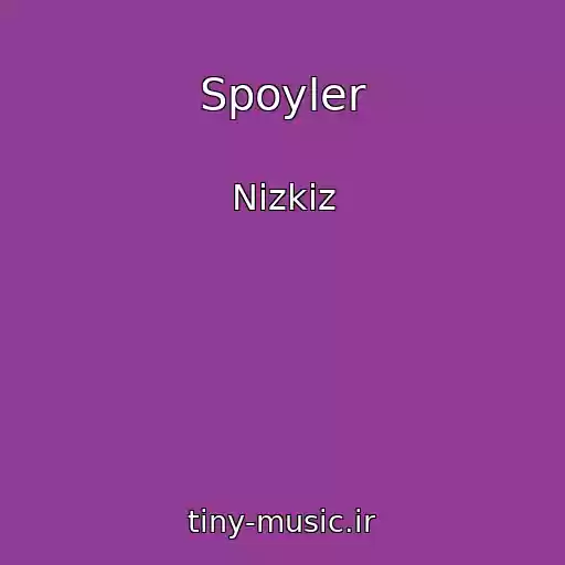 کاور آهنگ Spoyler از Nizkiz