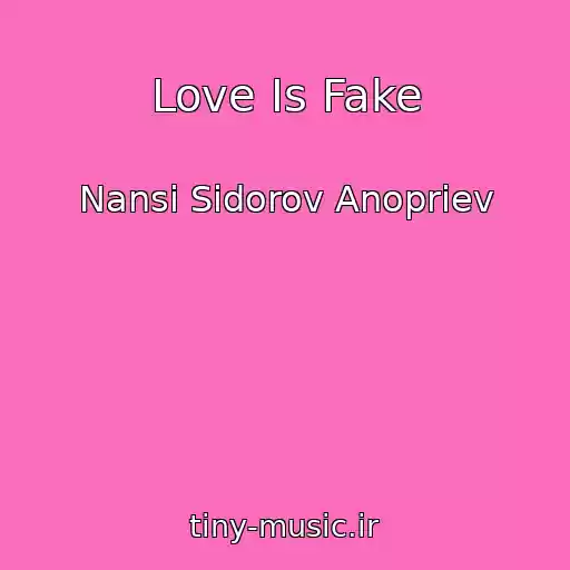 کاور آهنگ Love Is Fake از Nansi Sidorov Anopriev