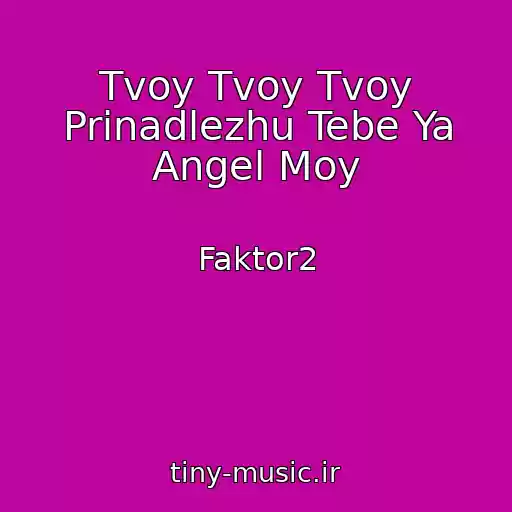 کاور آهنگ Tvoy Tvoy Tvoy Prinadlezhu Tebe Ya Angel Moy از Faktor2