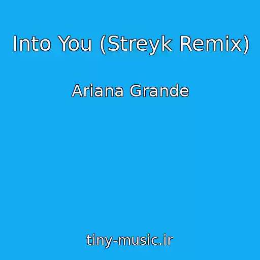 کاور آهنگ Into You (Streyk Remix) از Ariana Grande