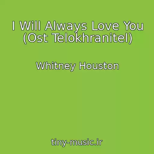 کاور آهنگ I Will Always Love You (Ost Telokhranitel) از Whitney Houston
