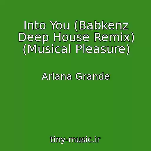 کاور آهنگ Into You (Babkenz Deep House Remix) (Musical Pleasure) از Ariana Grande