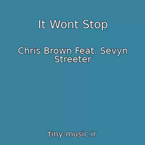 کاور آهنگ It Wont Stop از Chris Brown Feat. Sevyn Streeter