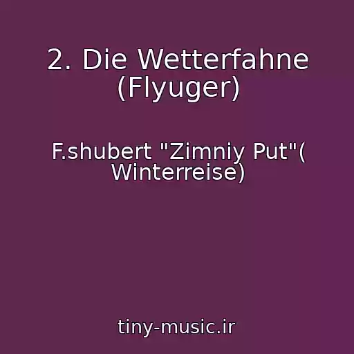 کاور آهنگ 2. Die Wetterfahne (Flyuger) از F.shubert "Zimniy Put"( Winterreise)