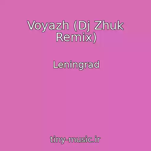 کاور آهنگ Voyazh (Dj Zhuk Remix) از Leningrad