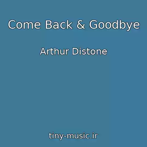کاور آهنگ Come Back & Goodbye از Arthur Distone