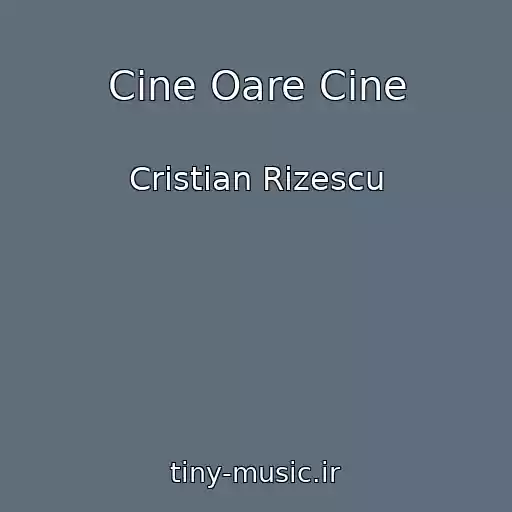 کاور آهنگ Cine Oare Cine از Cristian Rizescu