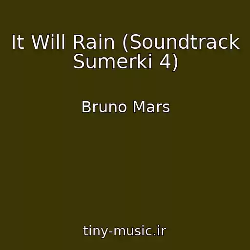 کاور آهنگ It Will Rain (Soundtrack Sumerki 4) از Bruno Mars