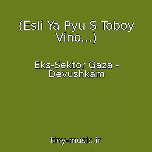 کاور آهنگ (Esli Ya Pyu S Toboy Vino...) از Eks-Sektor Gaza - Devushkam