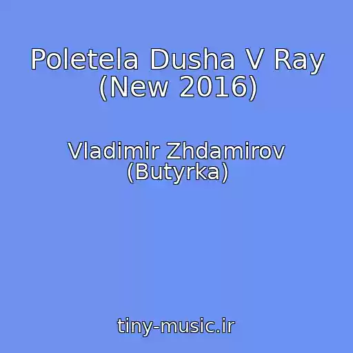 کاور آهنگ Poletela Dusha V Ray (New 2016) از Vladimir Zhdamirov (Butyrka)