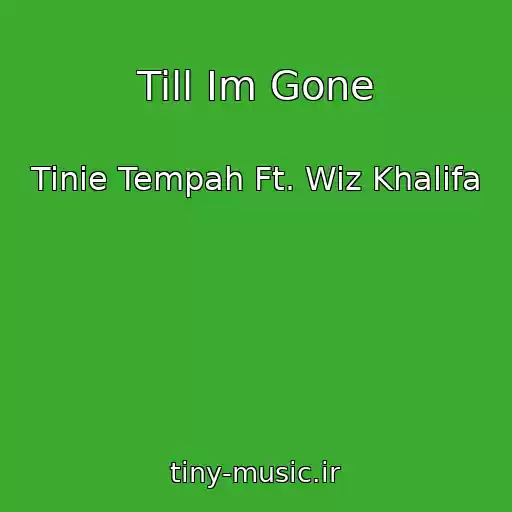 کاور آهنگ Till Im Gone از Tinie Tempah Ft. Wiz Khalifa