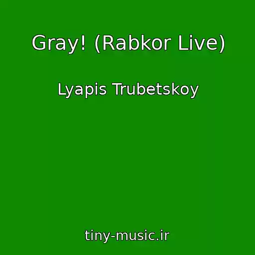 کاور آهنگ Gray! (Rabkor Live) از Lyapis Trubetskoy