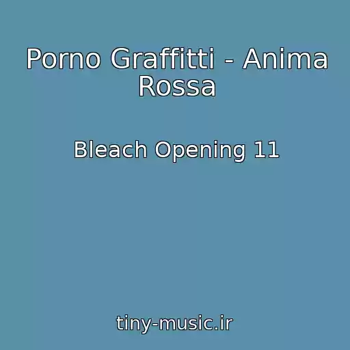 کاور آهنگ Porno Graffitti - Anima Rossa از Bleach Opening 11