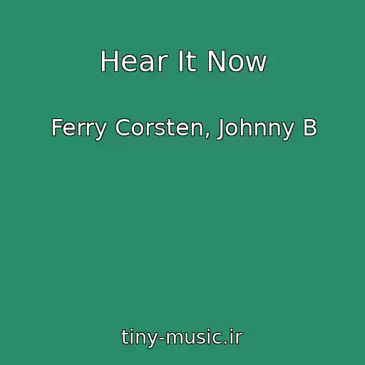کاور آهنگ Hear It Now از Ferry Corsten, Johnny B