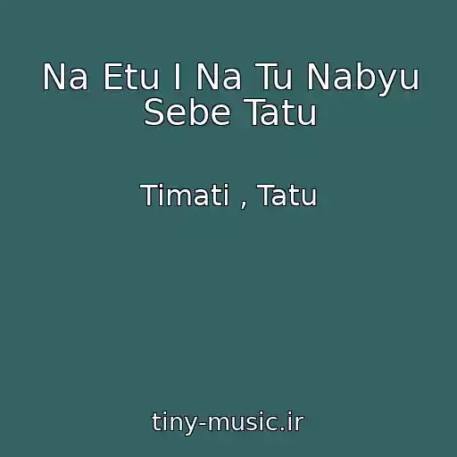 کاور آهنگ Na Etu I Na Tu Nabyu Sebe Tatu از Timati , Tatu