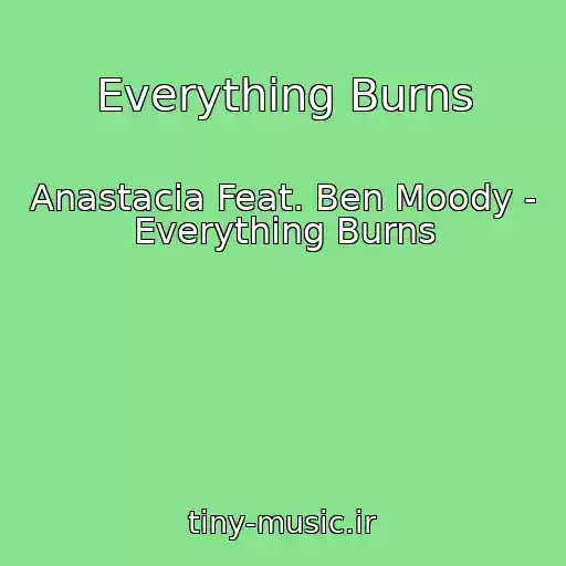 کاور آهنگ Everything Burns از Anastacia Feat. Ben Moody - Everything Burns