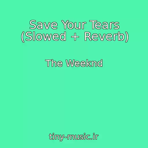 کاور آهنگ Save Your Tears (Slowed + Reverb) از The Weeknd