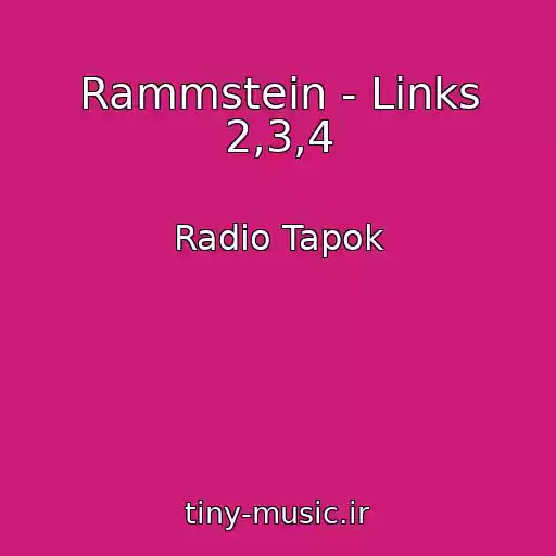 کاور آهنگ Rammstein - Links 2,3,4 از Radio Tapok