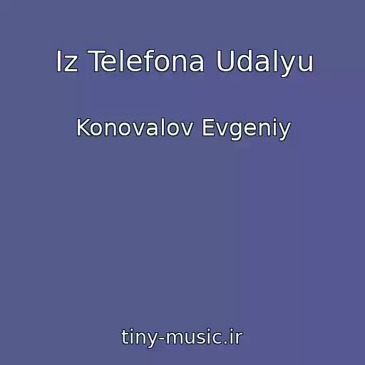 کاور آهنگ Iz Telefona Udalyu از Konovalov Evgeniy