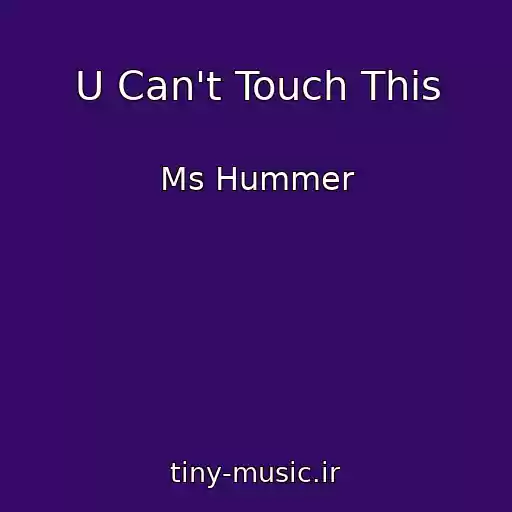 کاور آهنگ U Can't Touch This از Ms Hummer