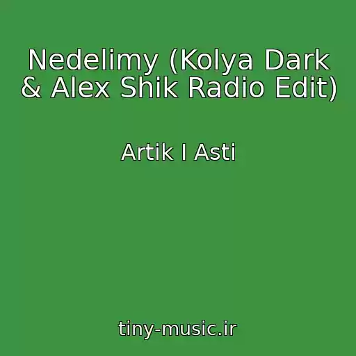 کاور آهنگ Nedelimy (Kolya Dark & Alex Shik Radio Edit) از Artik I Asti