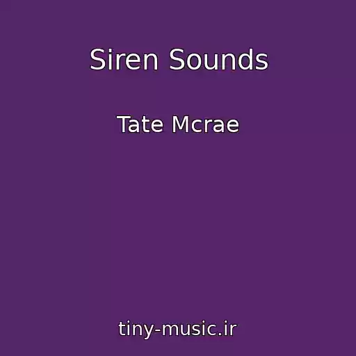 کاور آهنگ Siren Sounds از Tate Mcrae