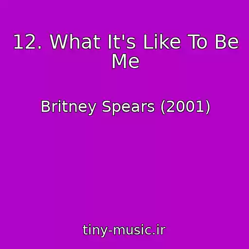 کاور آهنگ 12. What It's Like To Be Me از Britney Spears (2001)