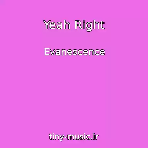 کاور آهنگ Yeah Right از Evanescence