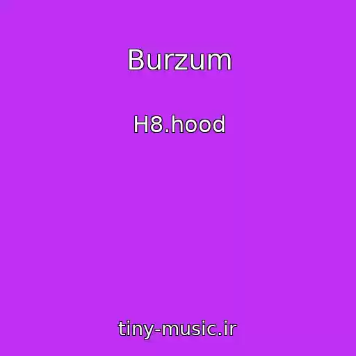 کاور آهنگ Burzum از H8.hood