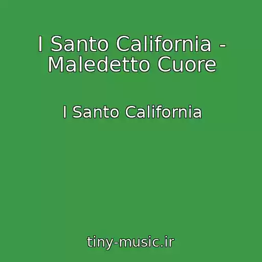 کاور آهنگ I Santo California - Maledetto Cuore از I Santo California