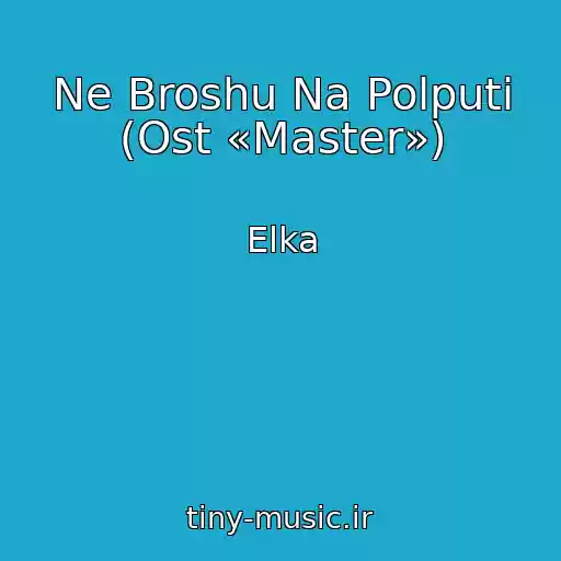 کاور آهنگ Ne Broshu Na Polputi (Ost «Master») از Elka