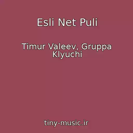 کاور آهنگ Esli Net Puli از Timur Valeev, Gruppa Klyuchi