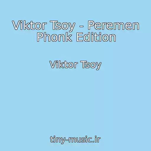 کاور آهنگ Viktor Tsoy - Peremen Phonk Edition از Viktor Tsoy
