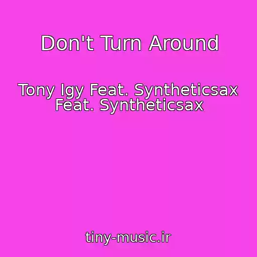 کاور آهنگ Don't Turn Around از Tony Igy Feat. Syntheticsax Feat. Syntheticsax