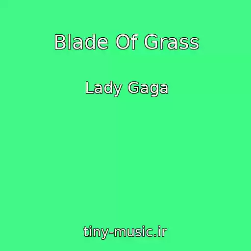 کاور آهنگ Blade Of Grass از Lady Gaga