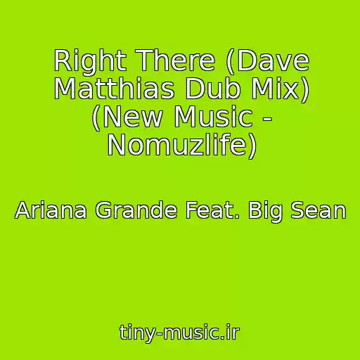 کاور آهنگ Right There (Dave Matthias Dub Mix) (New Music - Nomuzlife) از Ariana Grande Feat. Big Sean