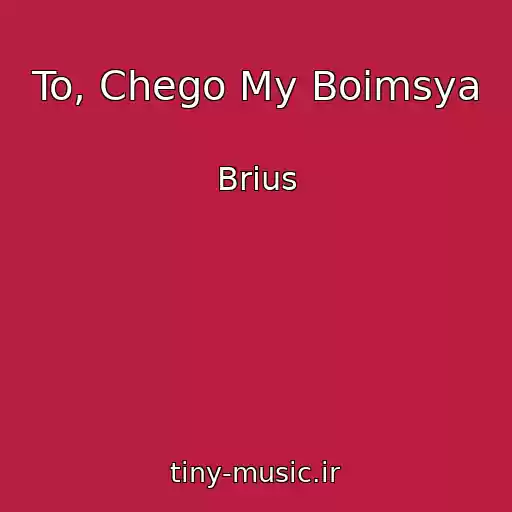 کاور آهنگ To, Chego My Boimsya از Brius