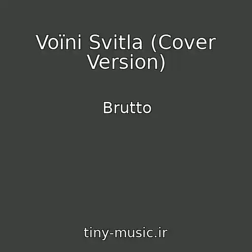 کاور آهنگ Voїni Svіtla (Cover Version) از Brutto