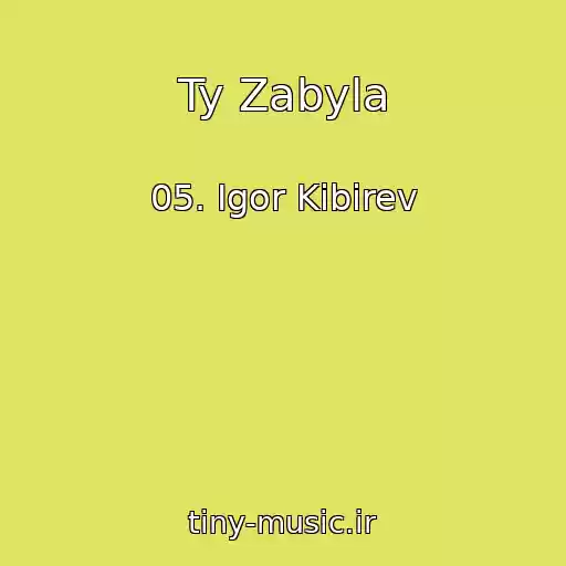 کاور آهنگ Ty Zabyla از 05. Igor Kibirev